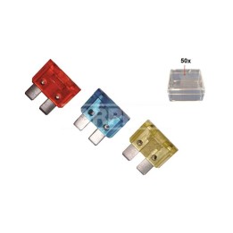 låda 50 stickproppsäkringar 10 amp