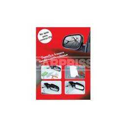 kit reparación espejo retrovisor de emergencia 20x12.5 cm