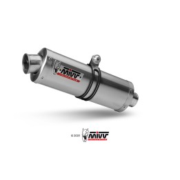 escape de moto posició standard sport slip-on oval inox