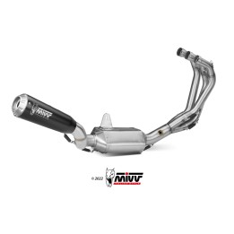 escape moto completo posicion standard sport full system 3x1 oval carbon with carbon cap