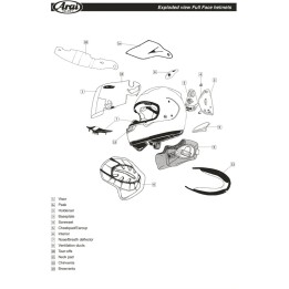 kinnbelüftung für helm  quantum iq