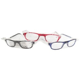 korrektionslesebrille mit zentralem magnetverschluss (1 dioptrie)