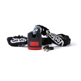 padlock + chain with cover pro 1.5 m x ø9.5 mm