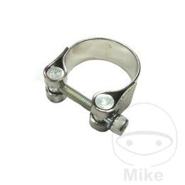 clemă de eșapament cromată 38 mm