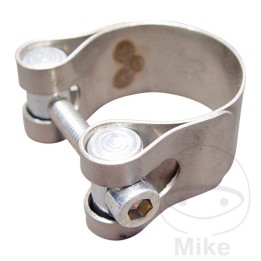 abrazadera de escape con tornillo acero inoxidable ø 41