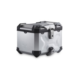 aluminium motorkoffer + bagagerek + hangsloten trax adv - street-rack
