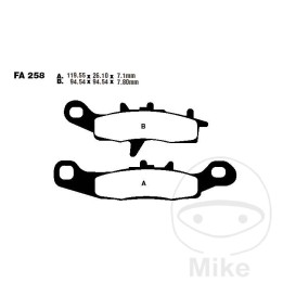 pastilhas de freio sinterizadas para motocicletas r