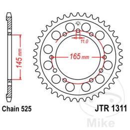 takaratas eturatas voimansiirto 44t p-525 ø145 mm ø165 mm
