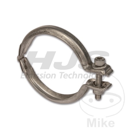 abrazadera de escape con tornillo