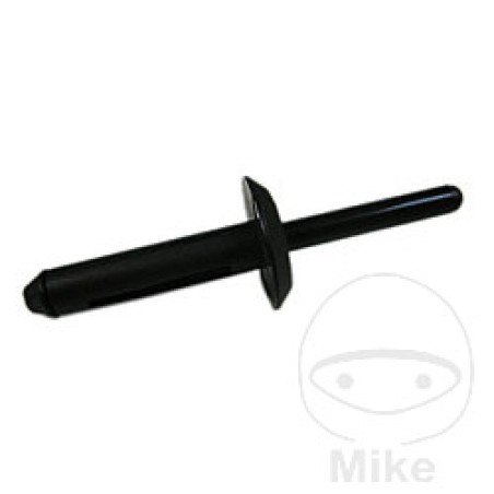 pack 50 rivets en plastique 6.3 mm