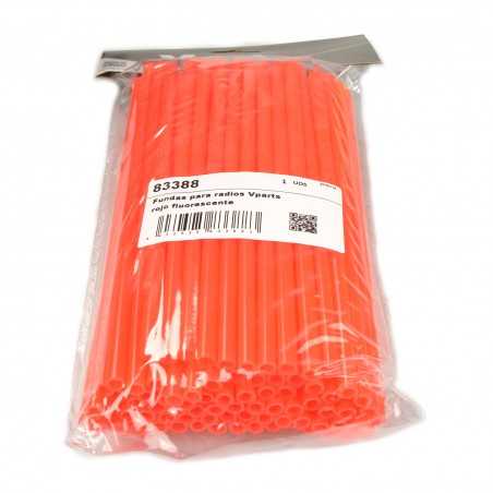 fundas para radios moto rojo fluorescente