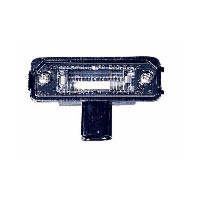 Left license light  right