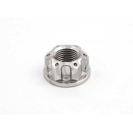 tuerca mecanizada aluminio ergal thunderbolt #017