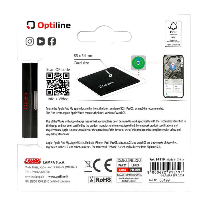OPTILINE Ultra-thin foldable position tracker OPTITRACKER