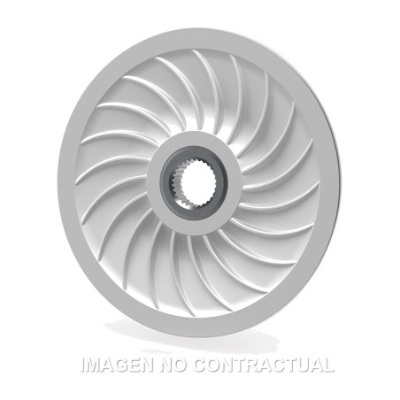 fixed variator half pulley ventilvar