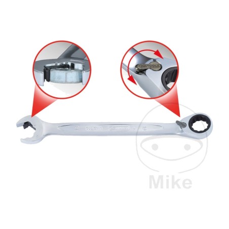 llave combinada de carraca 18mm