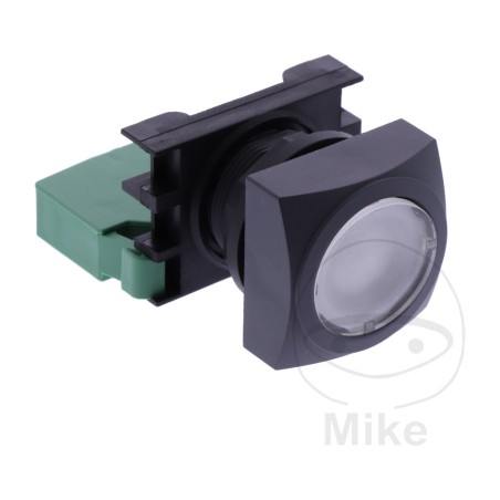 complete push-button with contact block
