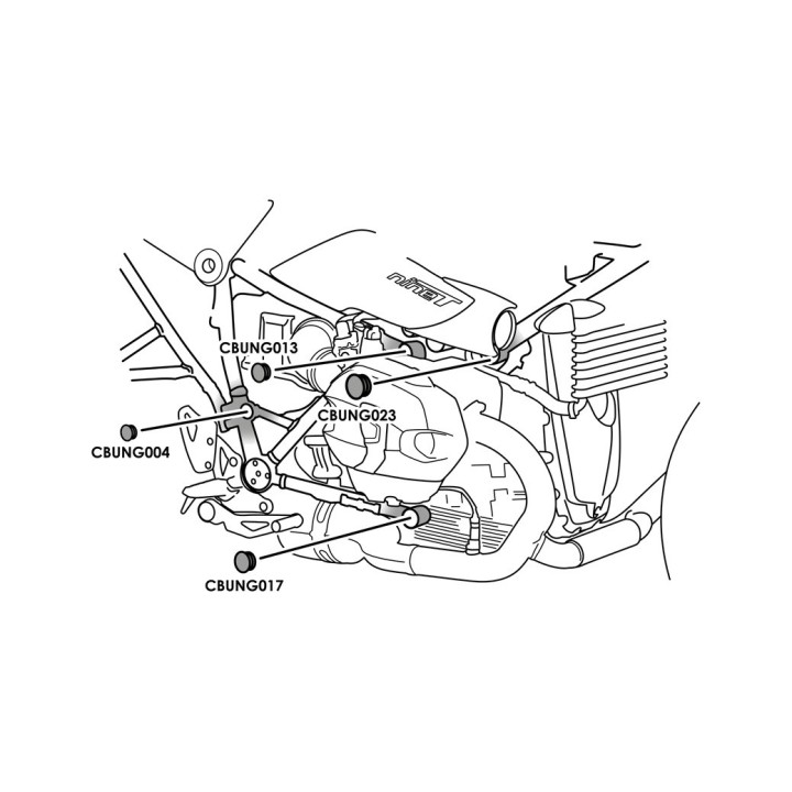 PUIG Tapones chasis 9664