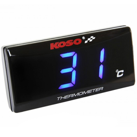 blue digital temperature gauge super slim 0-120ºc