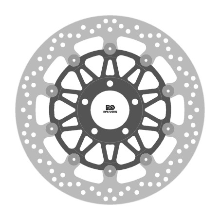 flydende forreste bremseskive 120 ø310 x ø64 x 5 mm