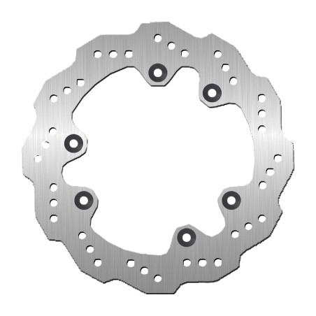 bølget bageste bremseskive 065x ø250 x ø134,5 x 4 mm