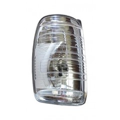 Intermittent pilot of left rear-view mirror