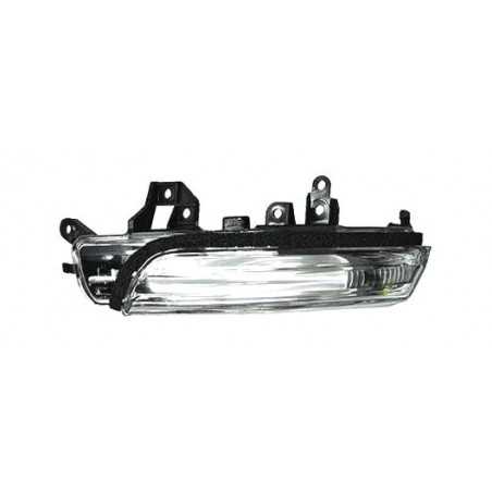 Intermittent pilot of left rear-view mirror