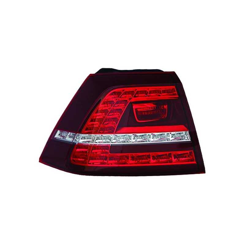 Exterior left rear light pilot light