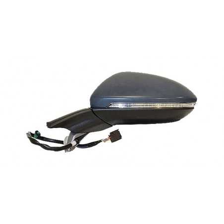 Complete left rearview mirror flashing