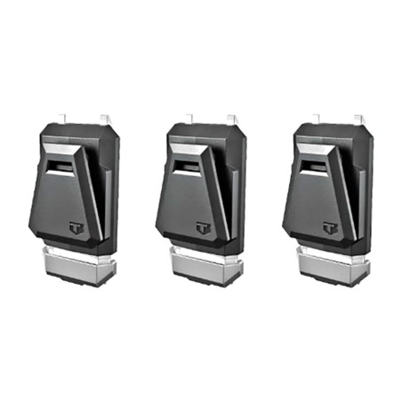 connettore in 3 pezzi per borse portautensili stacktech-cliptech