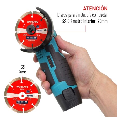 disco diamantado segmentado para piedra, hormigón y ladrillo basic