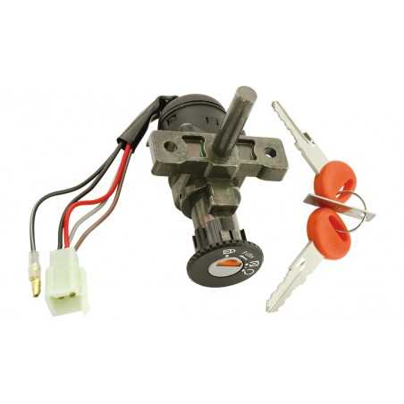 keyed ignition lock for added security