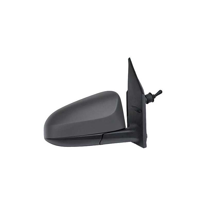 Primed convex mechanical right mirror