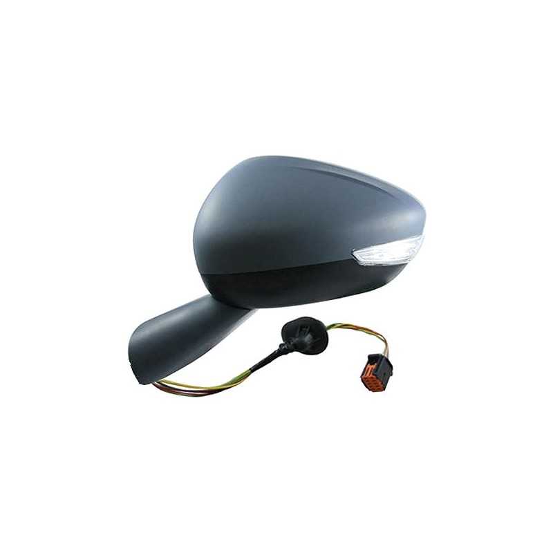 Left mirror electric convex thermal primed aba flashing floor light