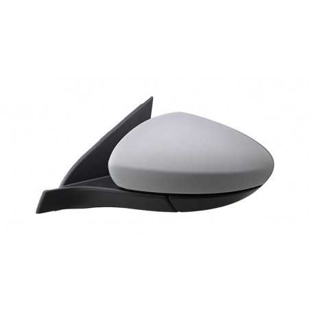 Primed convex electric left mirror