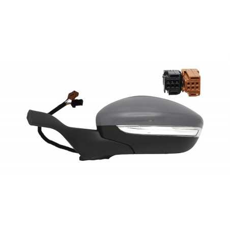 Left mirror electric convex thermal primed folding intermittent