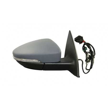 Intermittent primed thermal convex electric right mirror