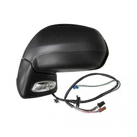 Intermittent thermal convex electric left mirror