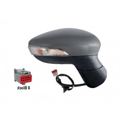 Right mirror electric convex thermal primed folding intermittent