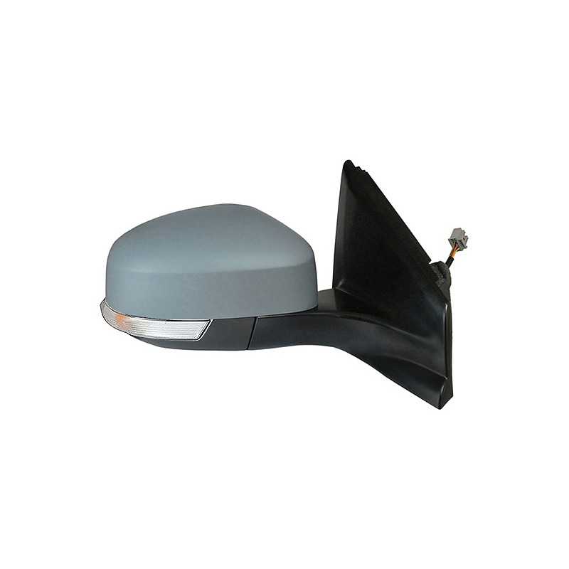 Intermittent primed thermal convex electric right mirror