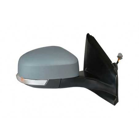 Intermittent primed thermal convex electric right mirror