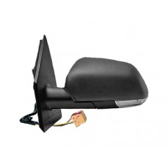 Flashing aspheric thermal electric left mirror