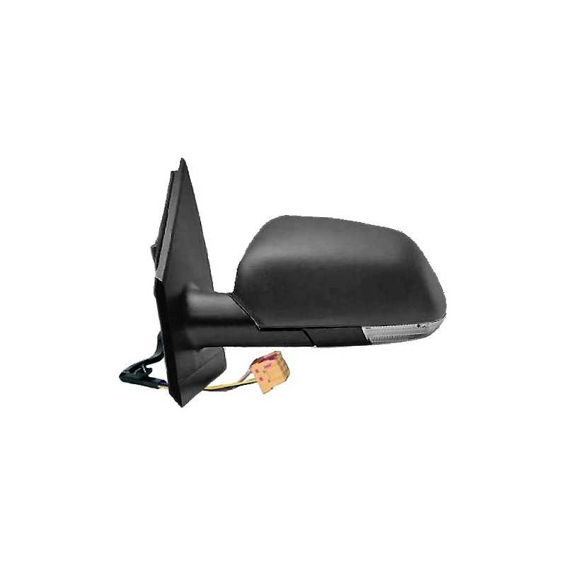 Flashing aspheric thermal electric left mirror