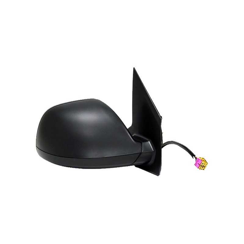 Right electric convex thermal folding mirror