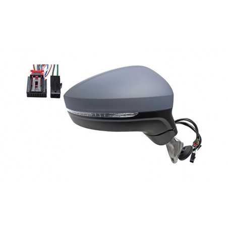 Right mirror electric convex thermal primed folding intermittent light memory fl