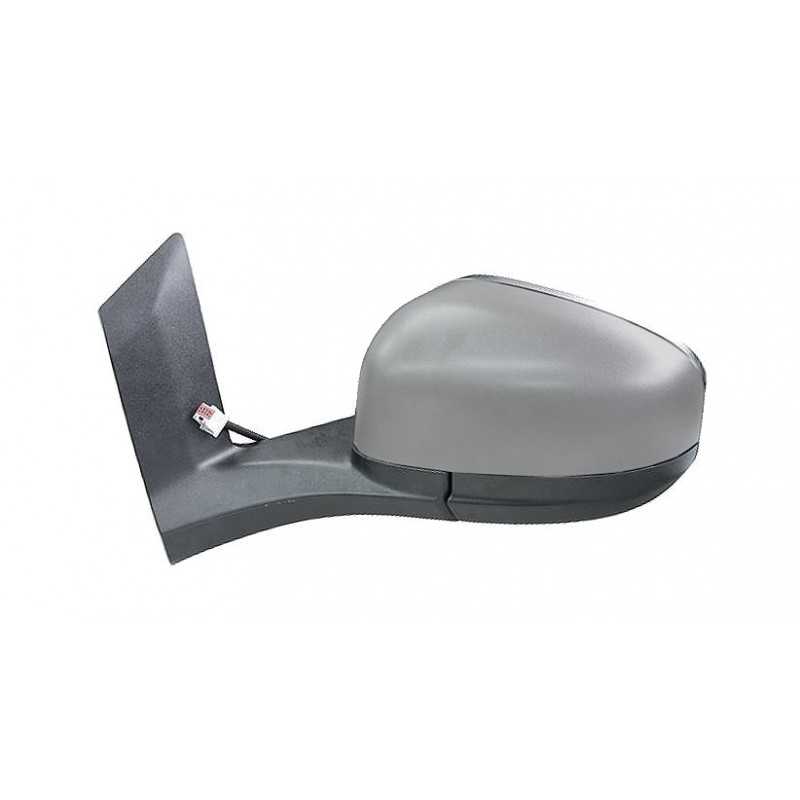 Primed convex electric left mirror