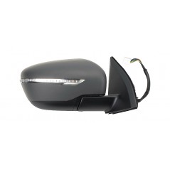 Intermittent primed thermal convex electric right mirror