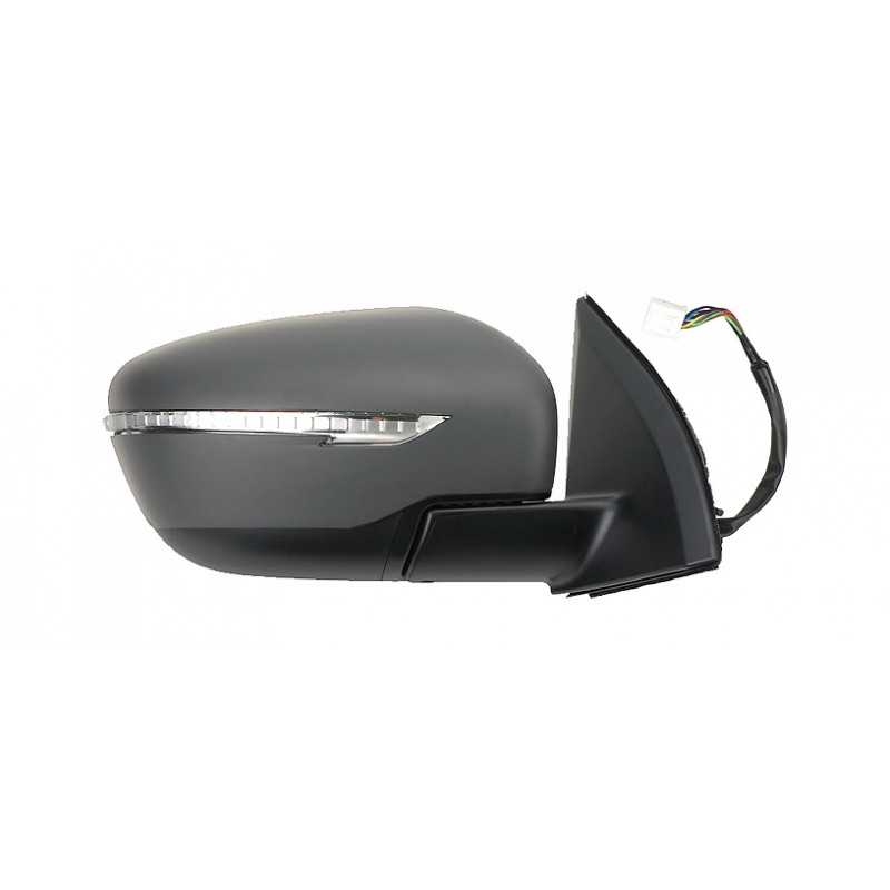 Intermittent primed thermal convex electric right mirror