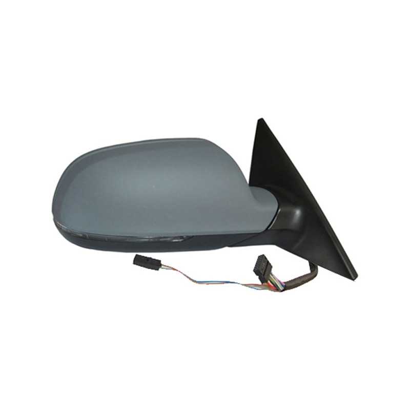 Intermittent primed thermal convex electric right mirror
