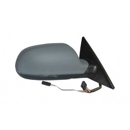 Intermittent primed thermal convex electric right mirror